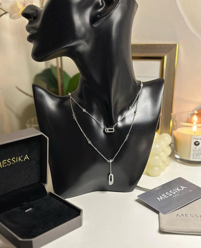 EXCLUSIVE | Mollyanne Diamanté Halskæde