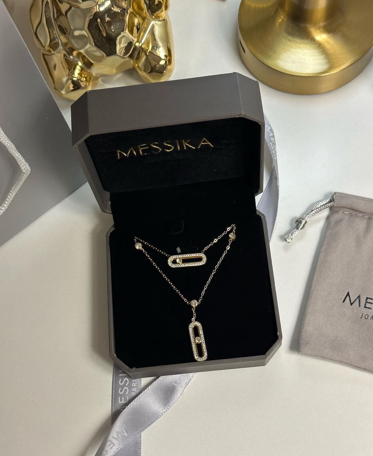 EXCLUSIVE | Mollyanne Diamanté Halskæde