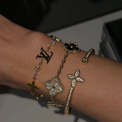 EXCLUSIVE | Lottie-armbånd Guld